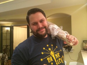 Cerulean executive chef Alan Sternberg: at the recent Chefs' Thanksgiving party.